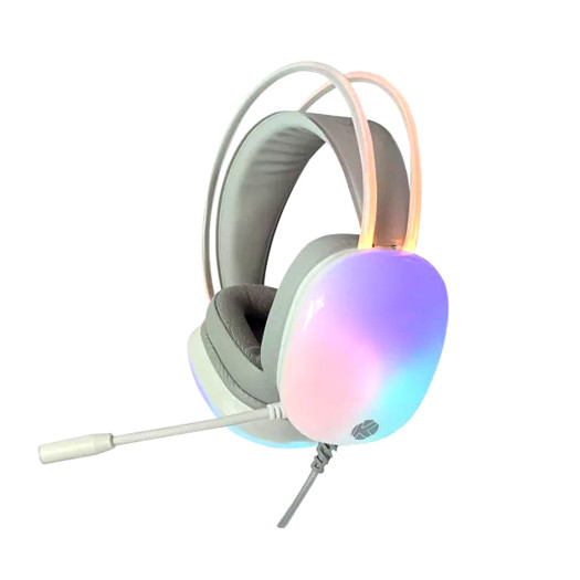 KGaming K99 White Gaming headset with 7.1 virtual surround -RGB